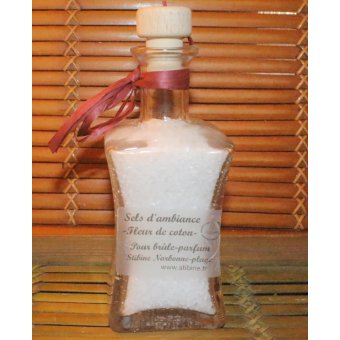 Sels parfumés bain, fleur de coton