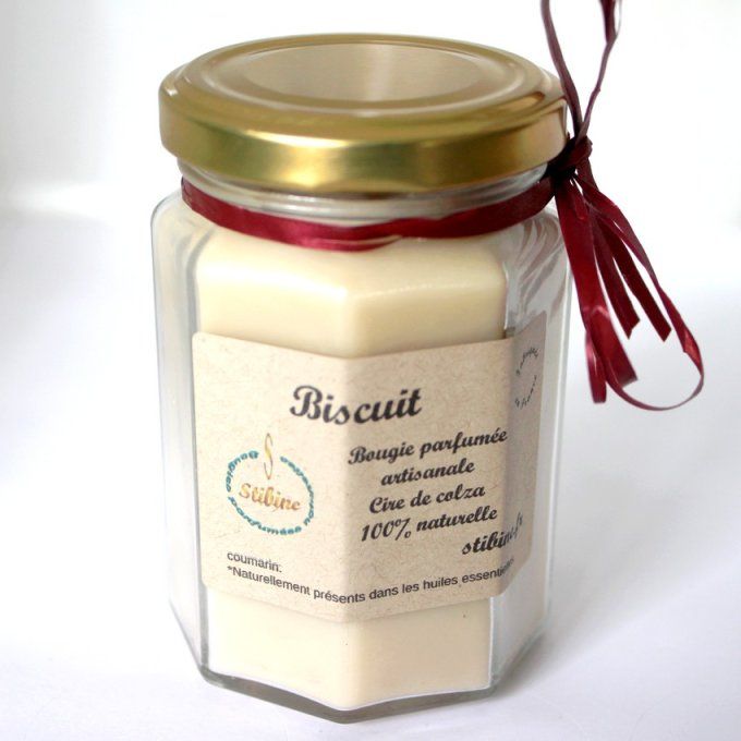 Bougie parfum biscuit