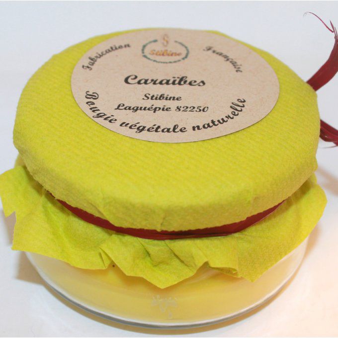 Bougie végétale parfum des caraïbes