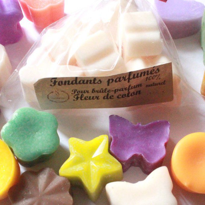 fondants bougie fleur de coton