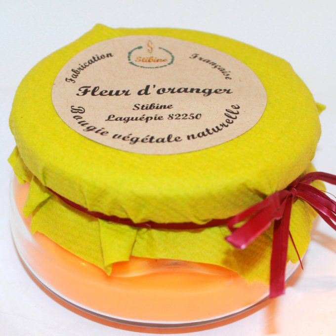 bougie fleur d'oranger naturelle