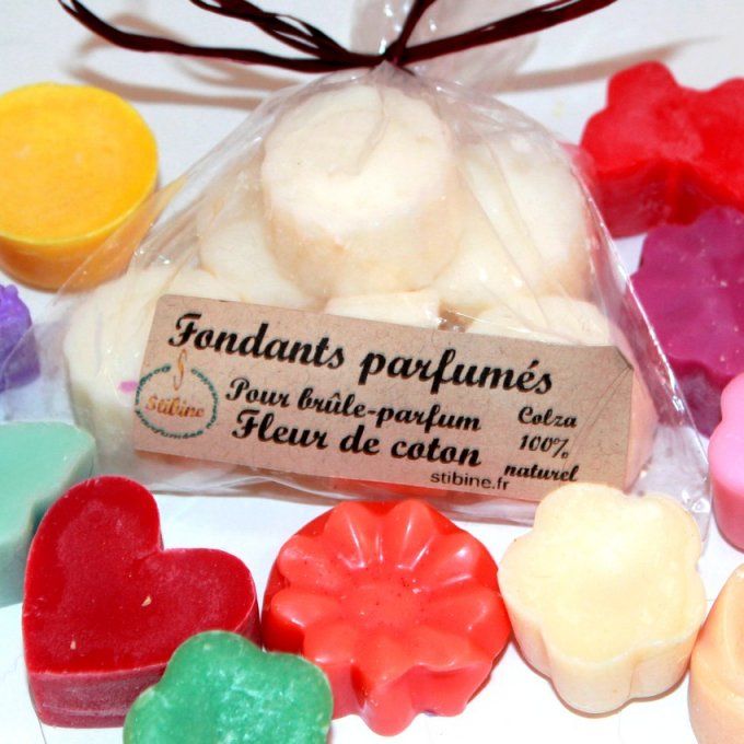 fondants brûle parfum fleur de coton