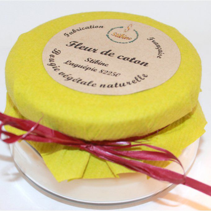 Bougie fleur de coton