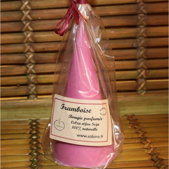 bougie parfumée framboise