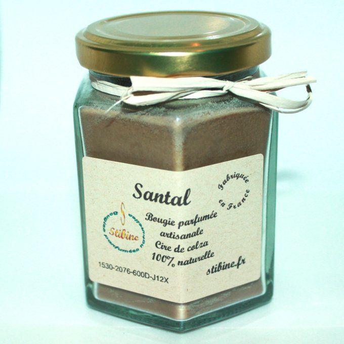 Santal bougie parfumée