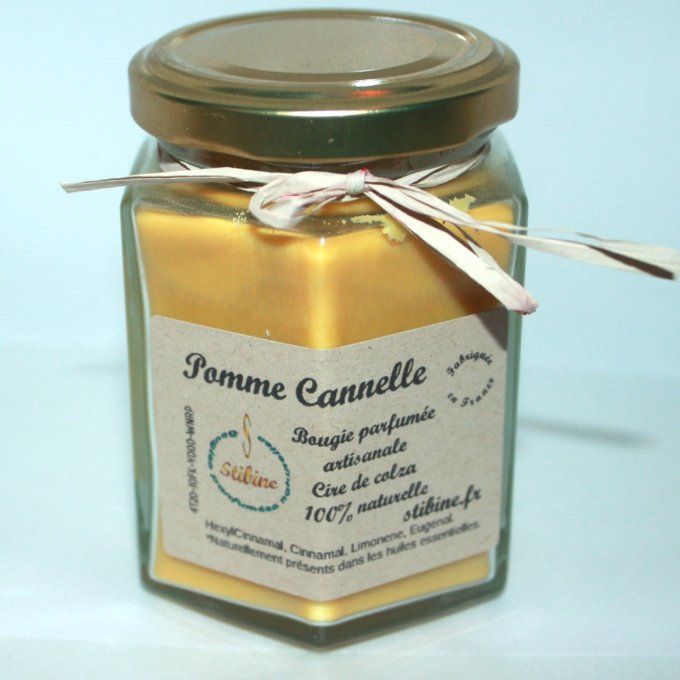 Bougie pomme cannelle