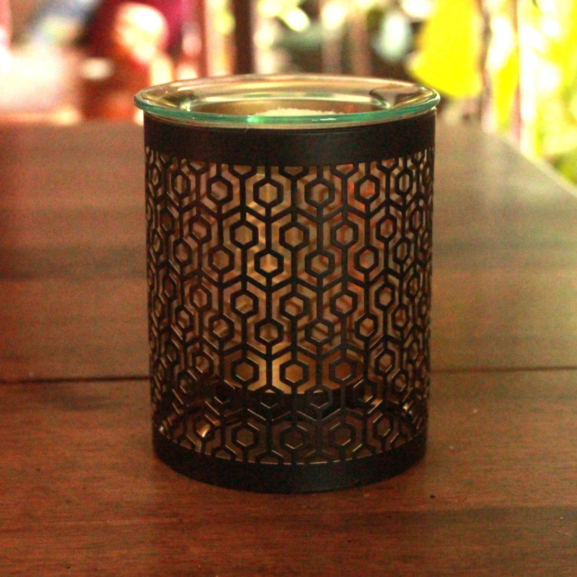 Brûle-parfum: Métal géométrique Brûle-parfum: Métal géométrique