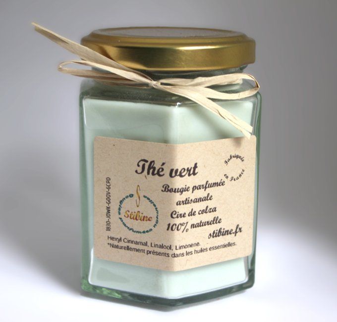bougie parfum Thé vert