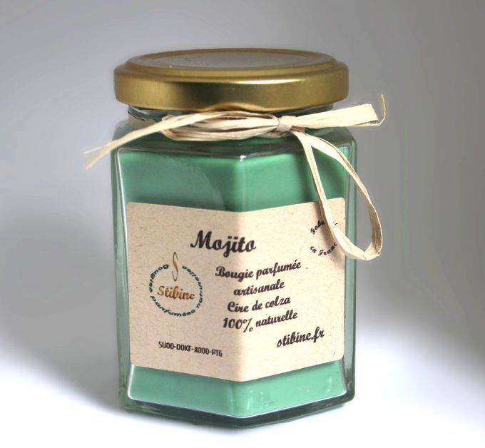 Bougie parfumée mojito cocktail