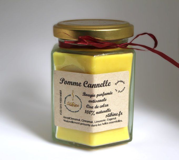 bougie parfum Pomme Cannelle