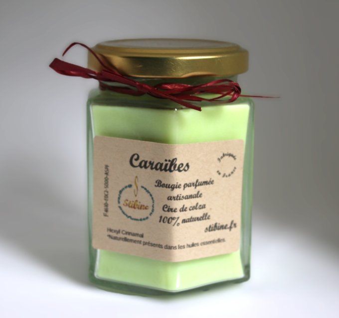 bougie parfum caraïbes
