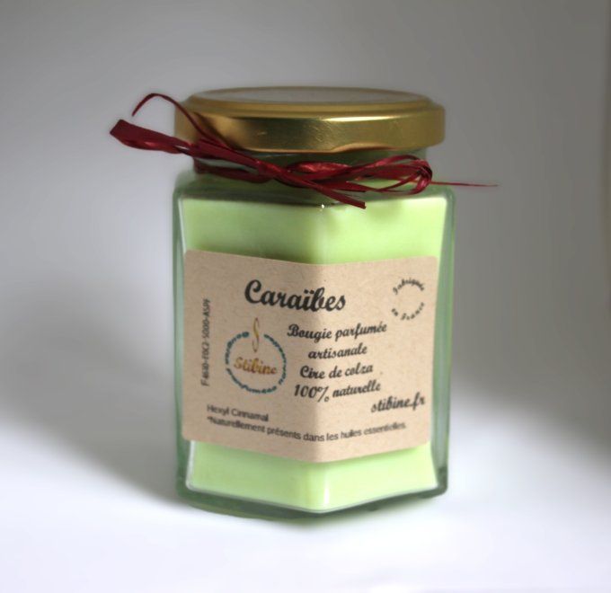 bougie parfum caraïbes