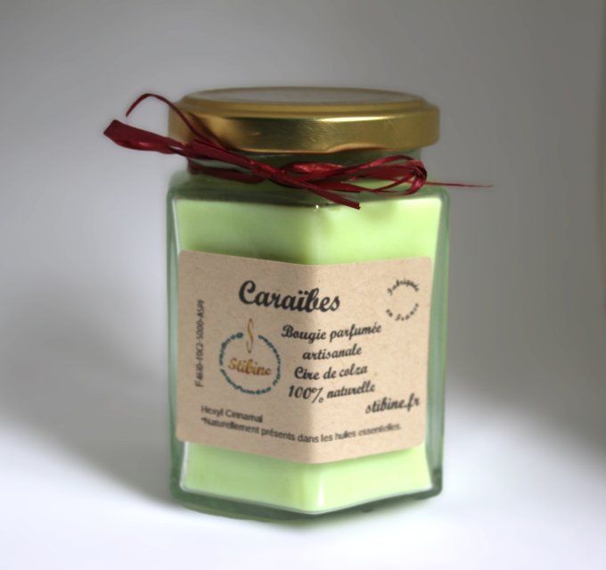 bougie parfum caraïbes