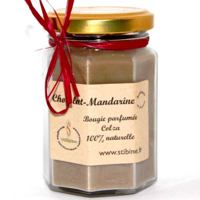 Bougie choco mandarine