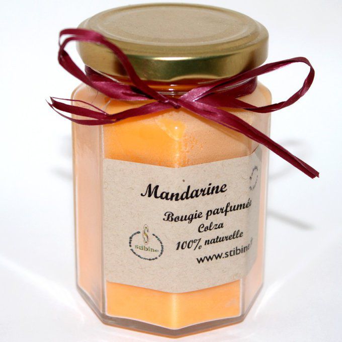 Bougie mandarine
