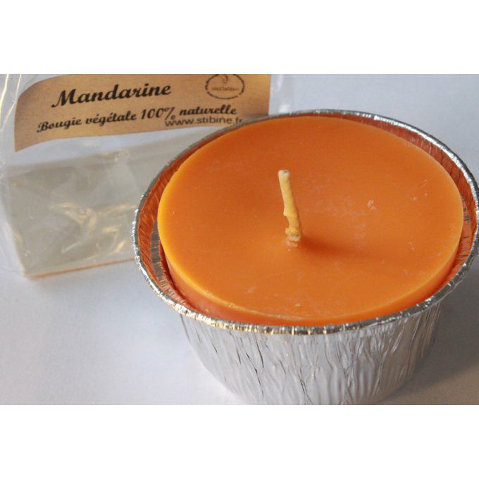 bougie naturelle mandarine