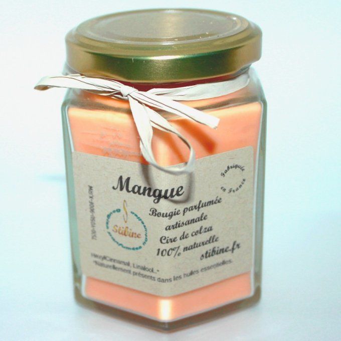Bougie  naturelle Mangue