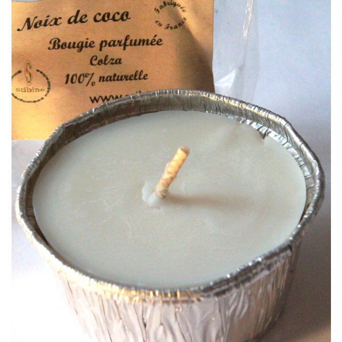 bougie noix de coco