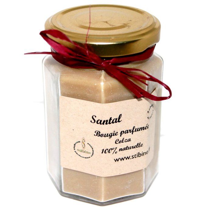 Santal bougie parfumée