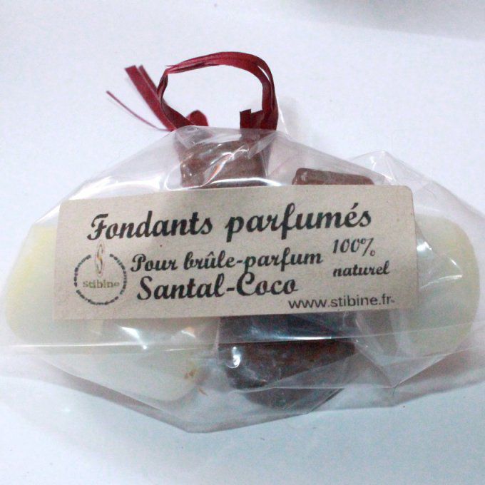 Fondants bougie Santal, coco 